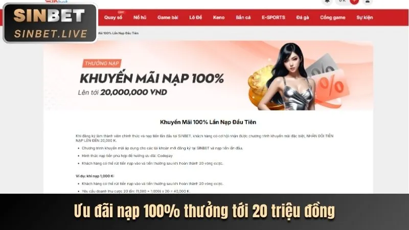 Ưu đãi cá cược thể thao 0k368